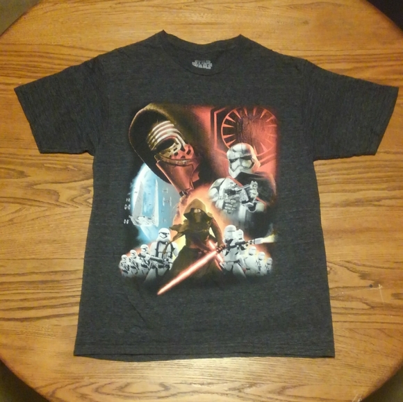 🔥🤖 Kylo Ren ✨️Star Wars Shirt Medium New Order Jedi 💎 Darth Vader Han Solo - Picture 9 of 11